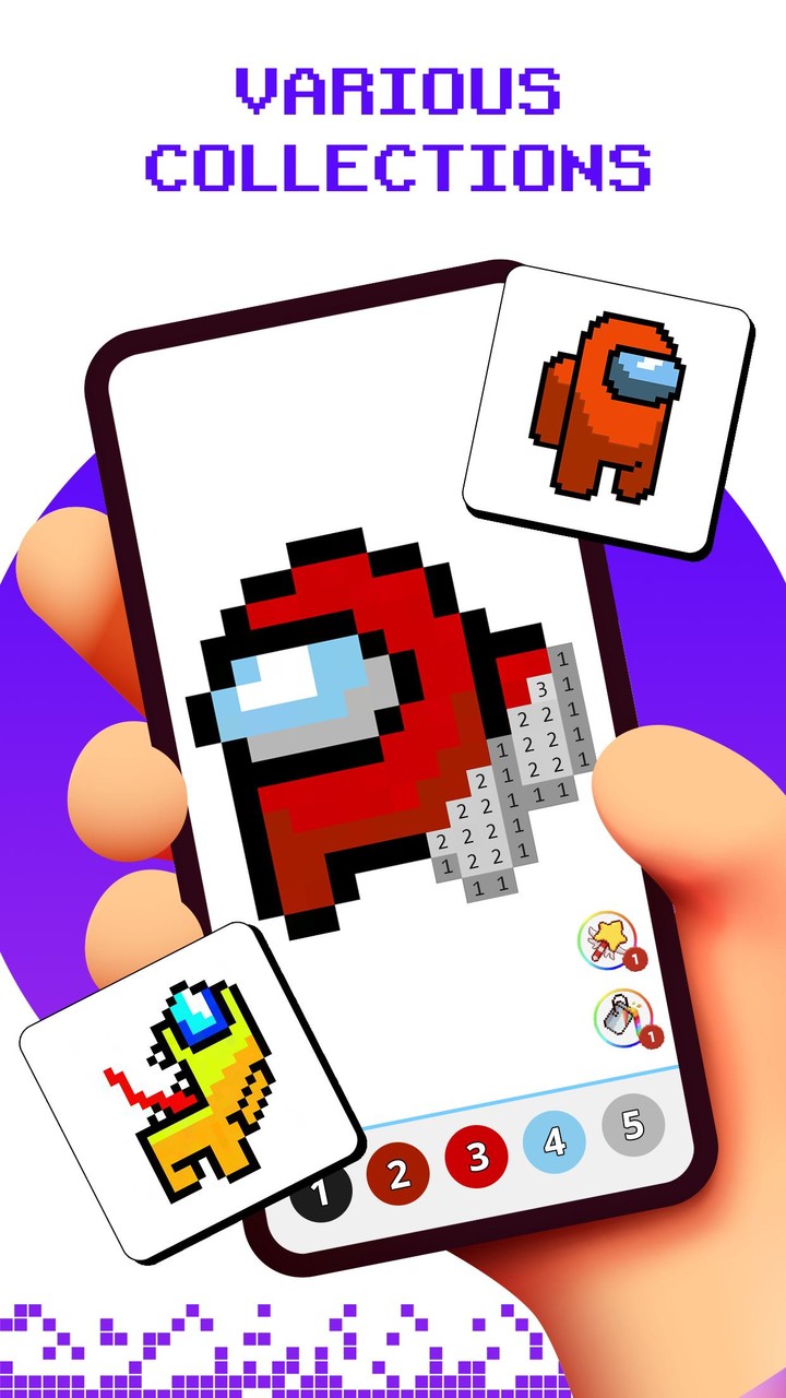 Pixel by Number - Pixel Art Ảnh chụp màn hình trò chơi