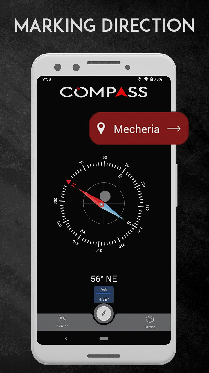 Descargar Brújula: Digital Compass APK v1.0 para Android