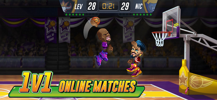 Basketball Arena: Online Game(năng lượng vô hạn) screenshot image 1 Ảnh chụp màn hình trò chơi