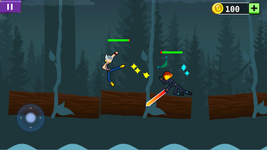 Stickman Battle : 2 Player‏(خالية من الاعلانات ومكافأة) screenshot image 10