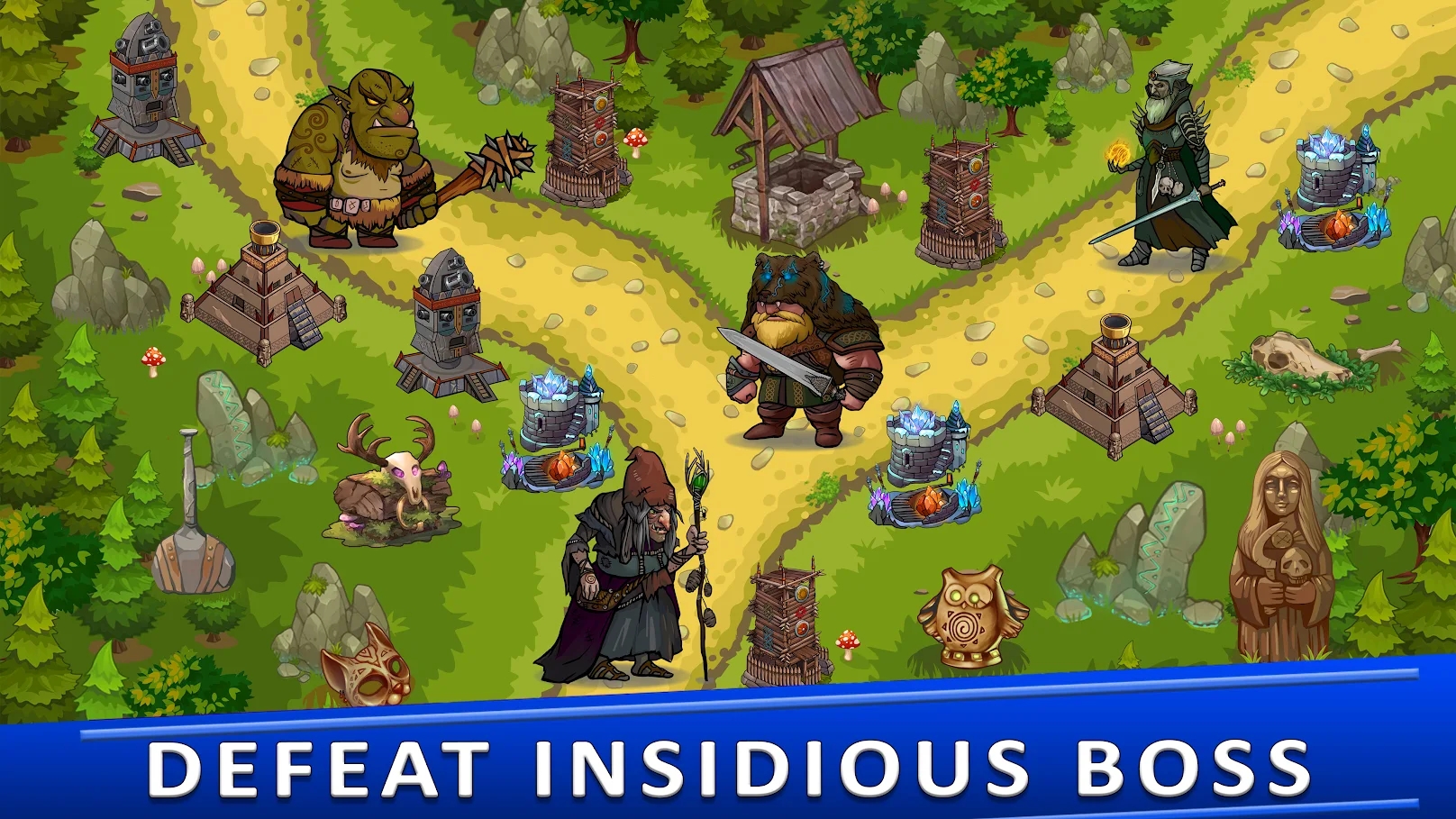 Tower Defense Games - GOLDEN LEGEND(Unlimited Diamonds)