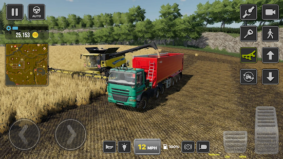 Farmer Simulator Tractor 2022(lots of gold coins) Game screenshot  10
