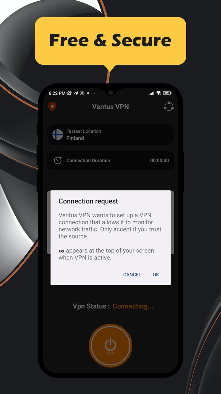 Ventus VPN - Fast, Secure VPN‏