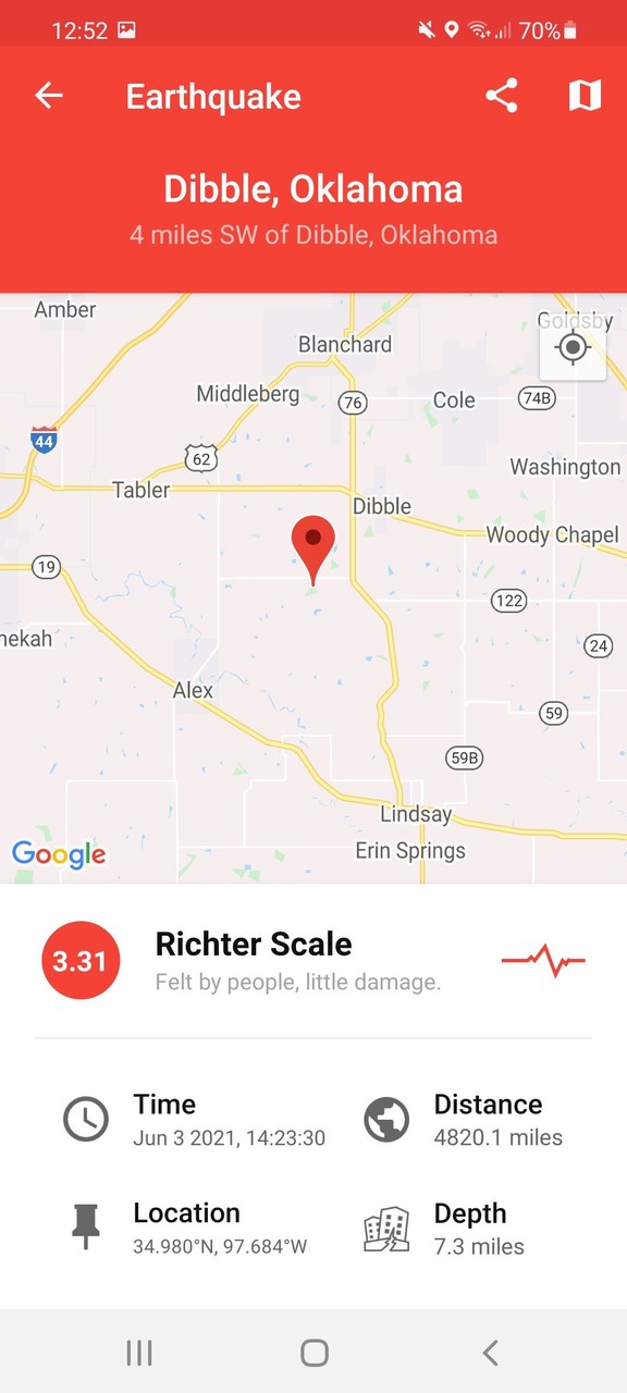My Earthquake Alerts - Map_modkill.com