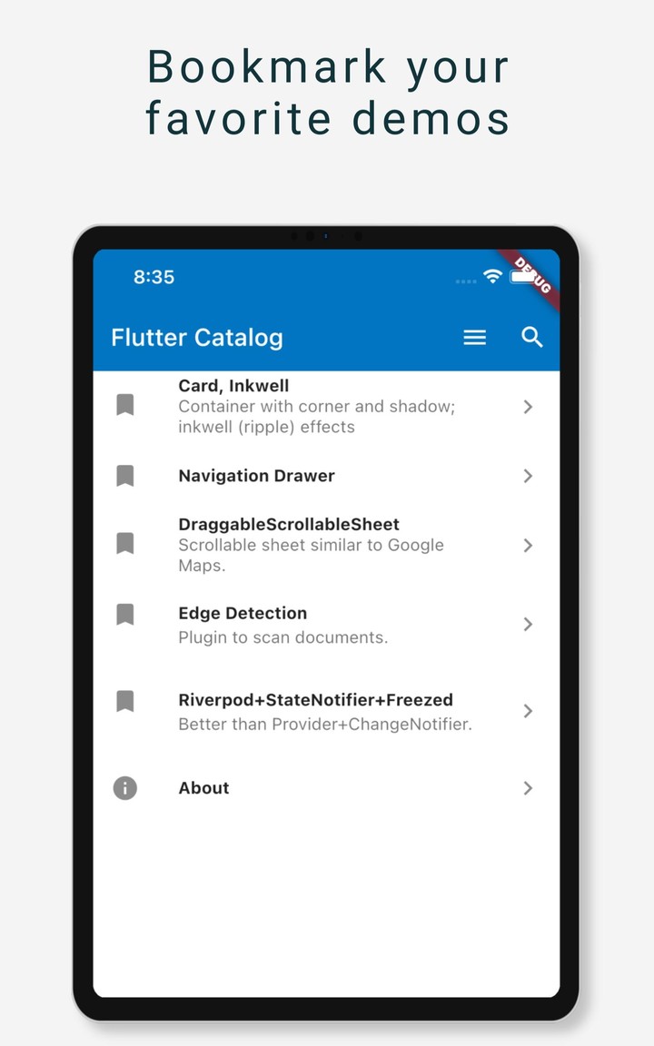 Flutter Catalog