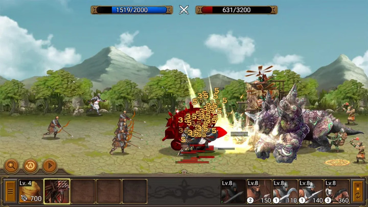 Battle Seven Kingdoms : Kingdom Wars2(Được trả tiền miễn phí) screenshot image 1 Ảnh chụp màn hình trò chơi