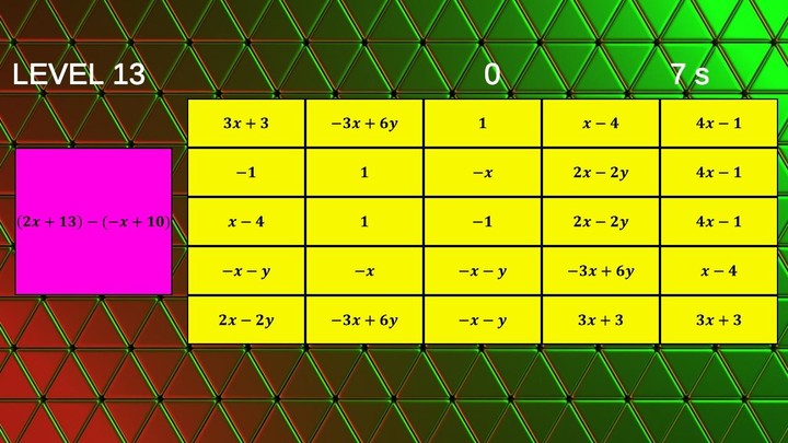 Polynomial Bingo Ảnh chụp màn hình trò chơi
