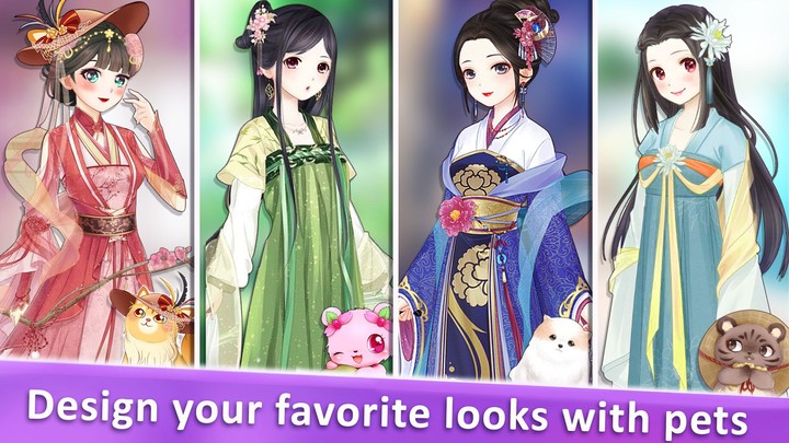 Anime Dress up and Makeup Game_playmod.games