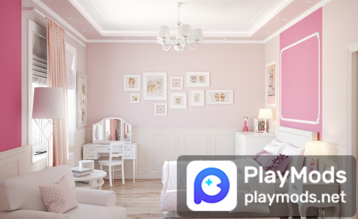 Pink Home Design : House Craft‏(أموال غير محدودة) screenshot image 3