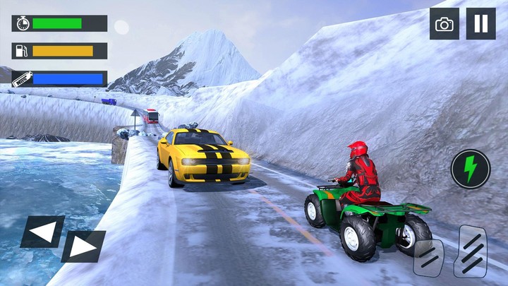 Snow Mountain Quad Bike Racing_playmods.games