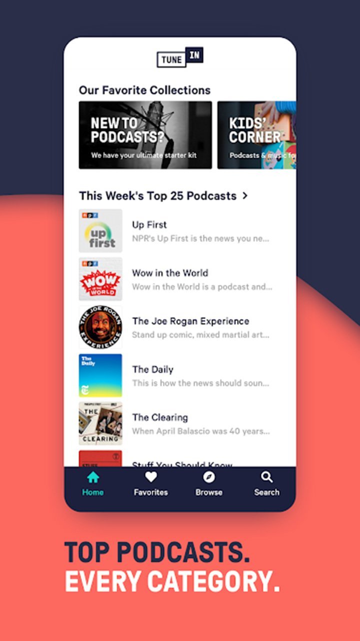 TuneIn Pro: Live Sports, News, Music & Podcasts(chống lại) screenshot image 3