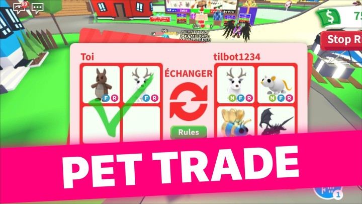 Pet trade for roblox_playmods.games