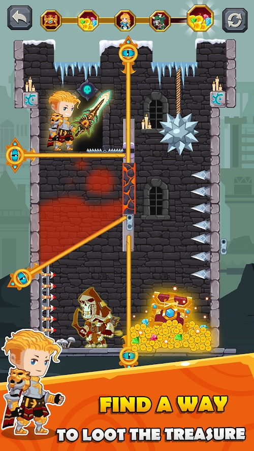 How to Loot - Pin Pull & Hero Rescue(Unused gold coins, lives, no ads)