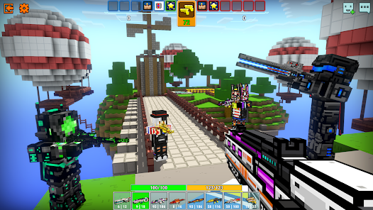 Cops N Robbers - 3D Pixel Craft Gun Shooting Games_playmods.net