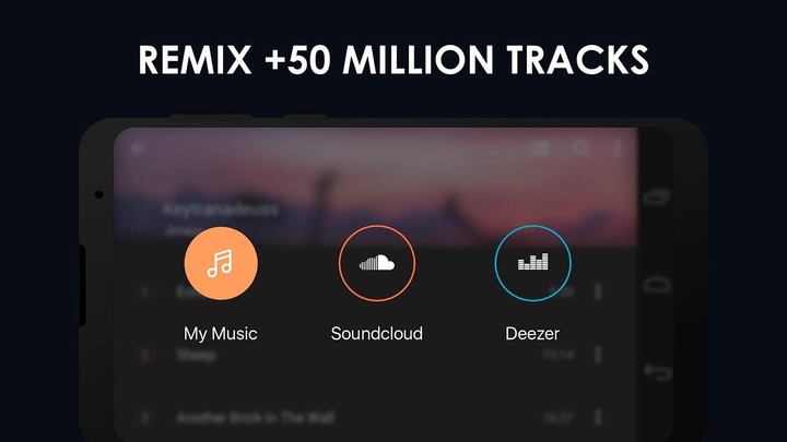 edjing Mix: музыкальный микшер(Против) screenshot image 3