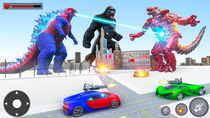Gorilla Robot Car: Robot Games Ảnh chụp màn hình trò chơi