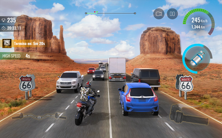 Moto Traffic Race 2(mod) screenshot image 5_playmods.games