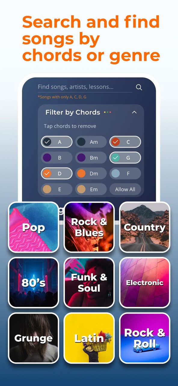 Justin Guitar Power Lessons App for Beginner MOD APK 3.1.5(Unlocked)_modkill.com