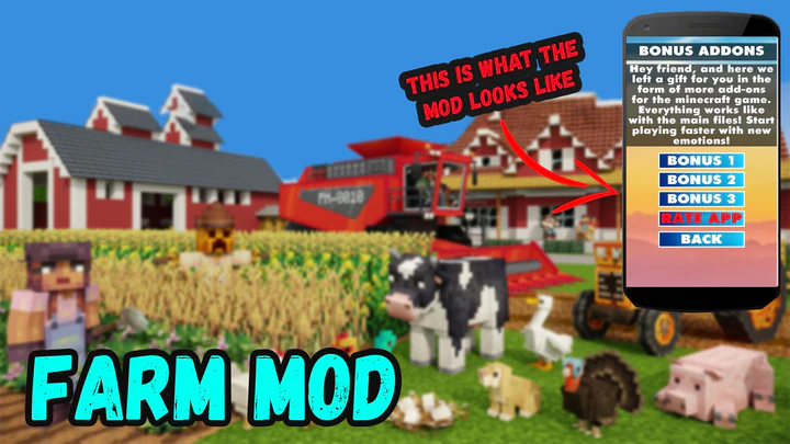 Download Farm Mod For Minecraft Pe Mod Apk V1 1 For Android