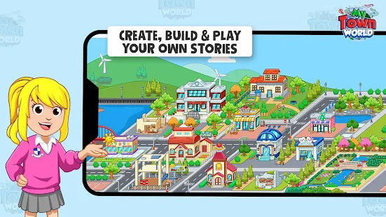 My Town World - Mega Kids Game(Unlocked all) screenshot image 1_playmods.net