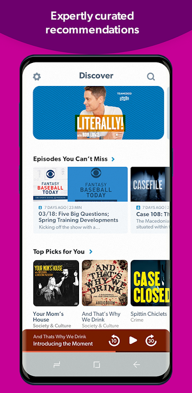 Stitcher - Podcast Player_playmods.net