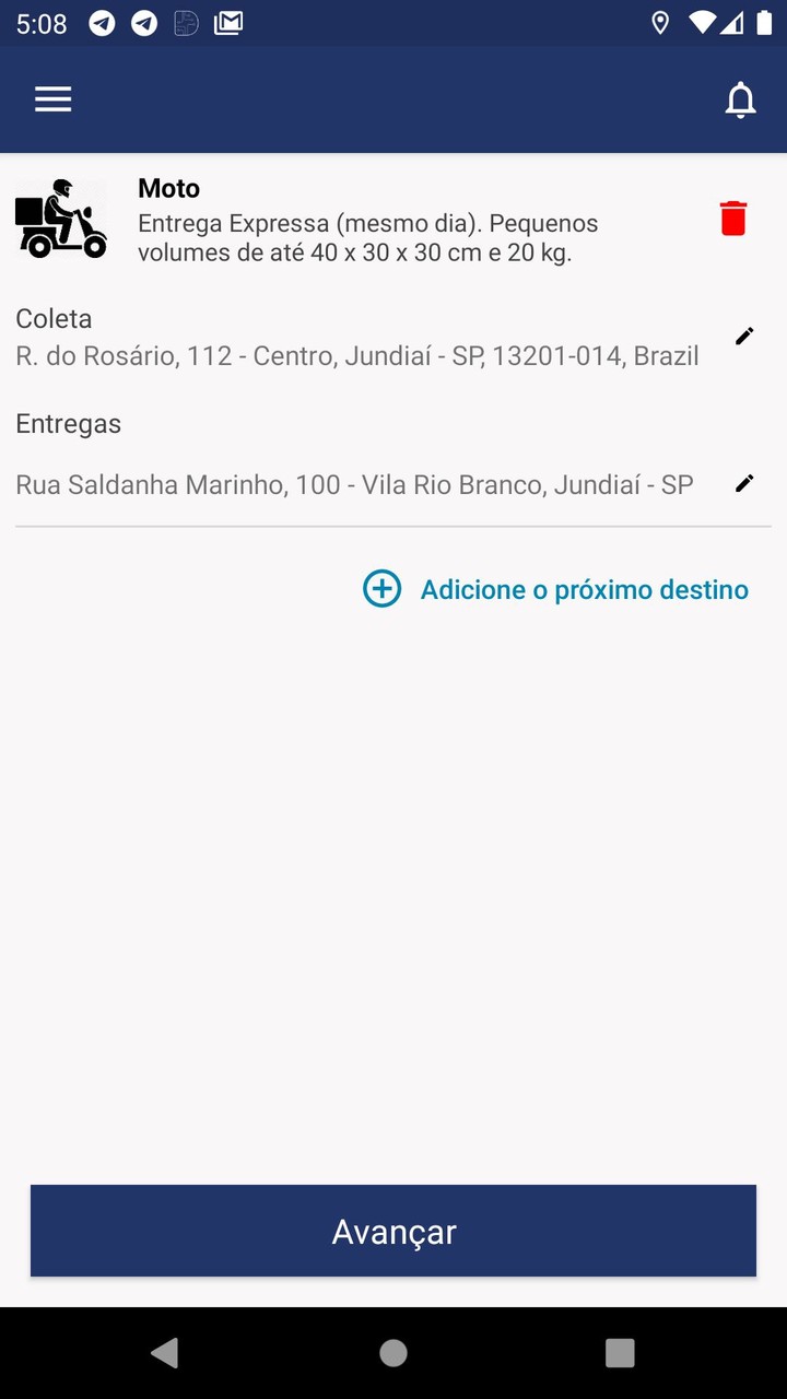 DevBase Entregas