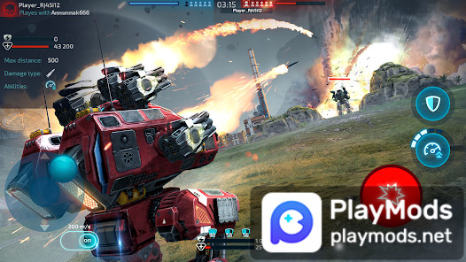 Robot Warfare: Mech Battle 3D PvP FPS(Mod Menu) screenshot image 4_playmod.games