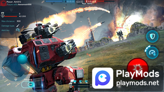 Robot Warfare: Mech Battle 3D PvP FPS(Mod Menu) screenshot image 4_modkill.com