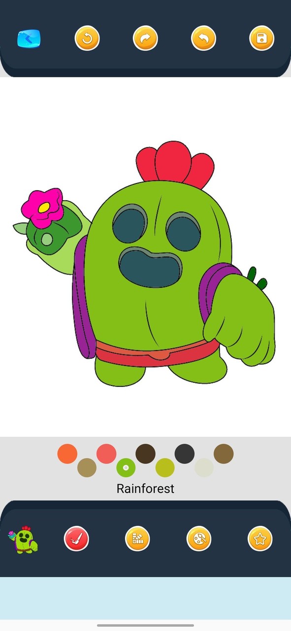 Coloring for Brawl stars Painting