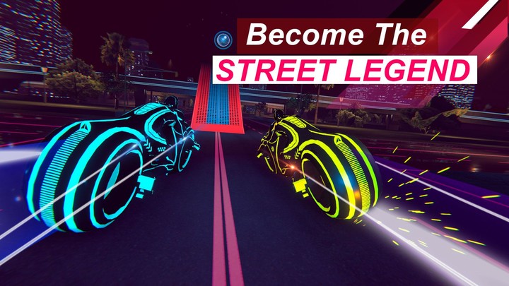 Light Bike Stunt GT Race Game‏