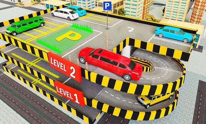 Multilevel Car Parking Games Ảnh chụp màn hình trò chơi