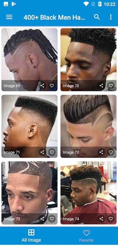 men haircuts chart