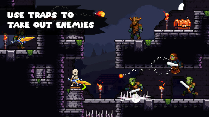 Apple Knight: Dungeons(tiền không giới hạn) screenshot image 3 Ảnh chụp màn hình trò chơi