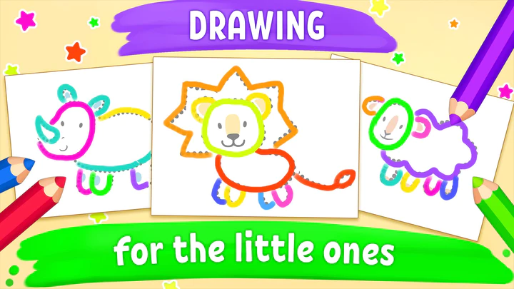 Tải và trải nghiệm Vẽ cho trẻ em Trò chơi tô màu trên PC với MuMu Player
