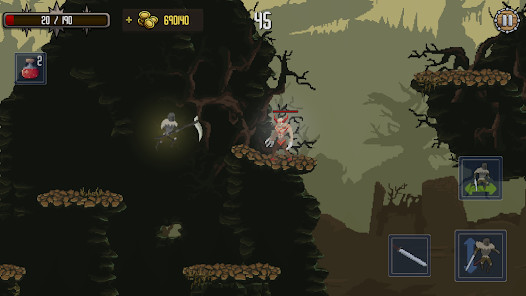 Deathblaze: Action Platformer(tiền không giới hạn) screenshot image 1 Ảnh chụp màn hình trò chơi