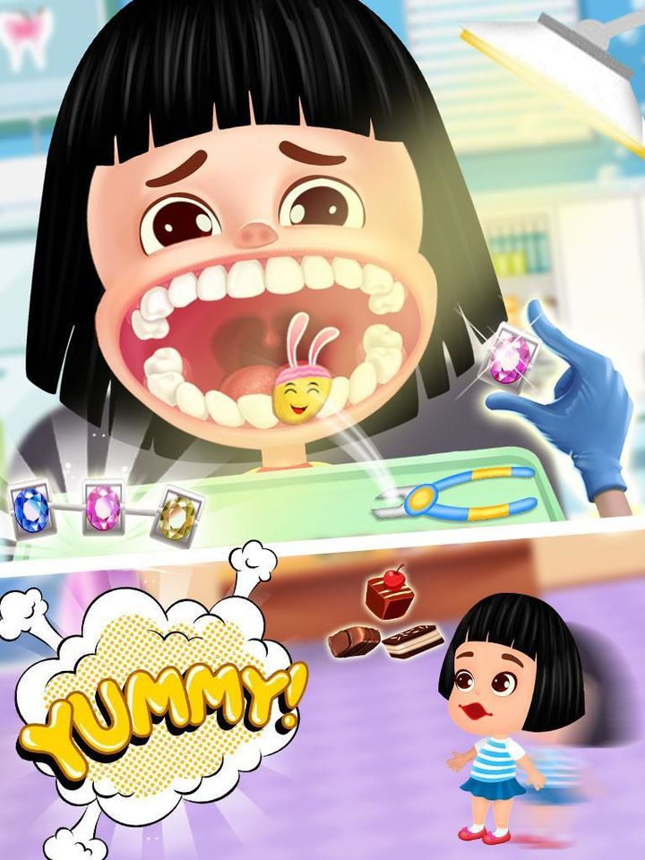Mouth care doctor dentist Game‏