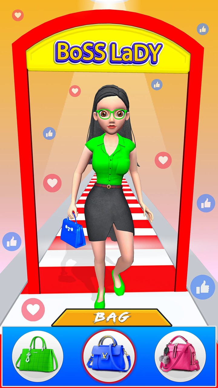 Boss Lady Catwalk: Dress Up 3D Ảnh chụp màn hình trò chơi