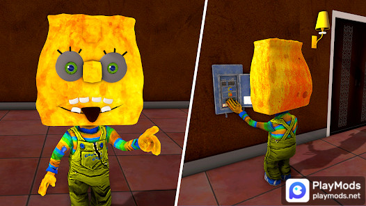 Scary Neighbor Sponge Secret‏(أموال غير محدودة) screenshot image 1