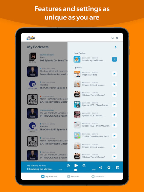 Stitcher - Podcast Player_playmods.net