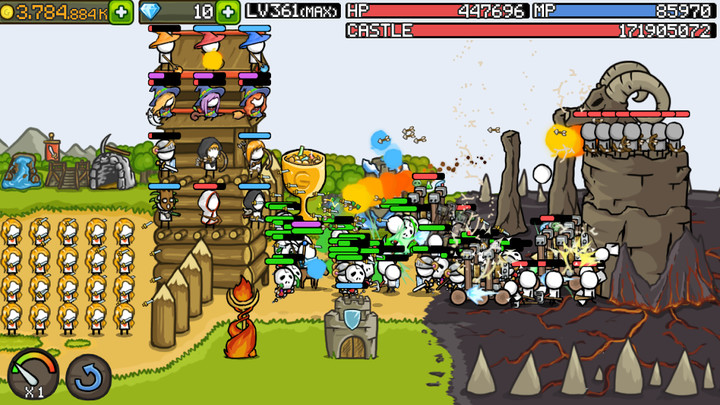 Grow Castle Tower Defense(Unlimited Coins) screenshot image 1_playmod.games