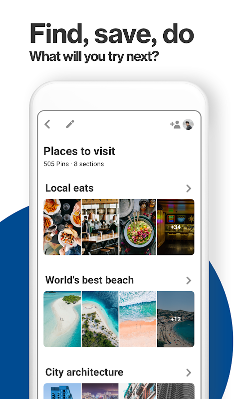 Pinterest(Libre de anuncios) screenshot image 4_playmods.net