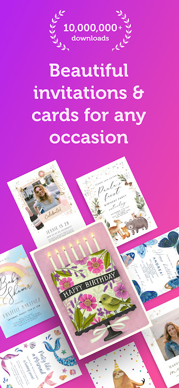 Invitation Card Maker & RSVP_modkill.com