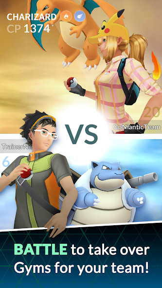 Pokémon GO(Hướng tới Menu) screenshot image 4 Ảnh chụp màn hình trò chơi