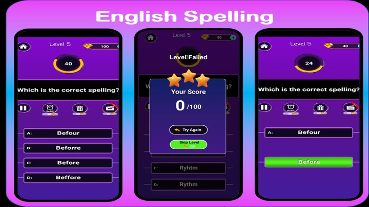 Spell quiz. Spell quiz