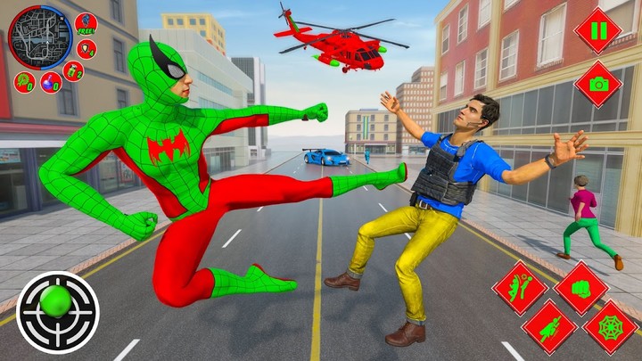 Flying Superhero Spider Games‏