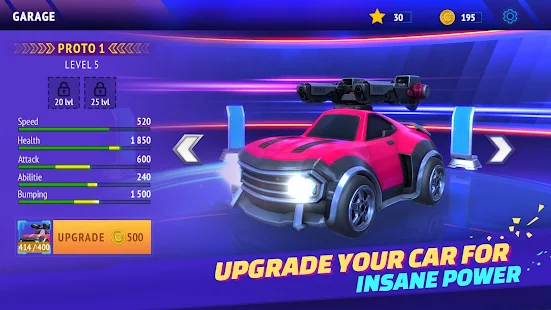 Crimson Wheels: Car Shooter(Unlimited coins) Game screenshot  3