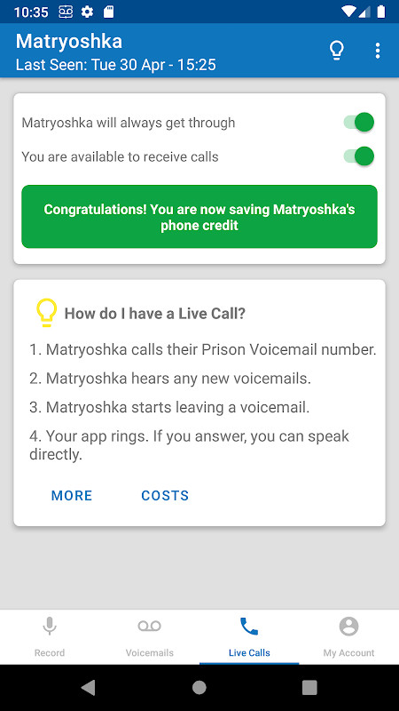 Prison Voicemail