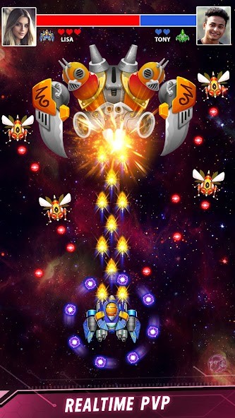 Space shooter - Galaxy attack(Lots of diamonds) screenshot image 3_playmods.games