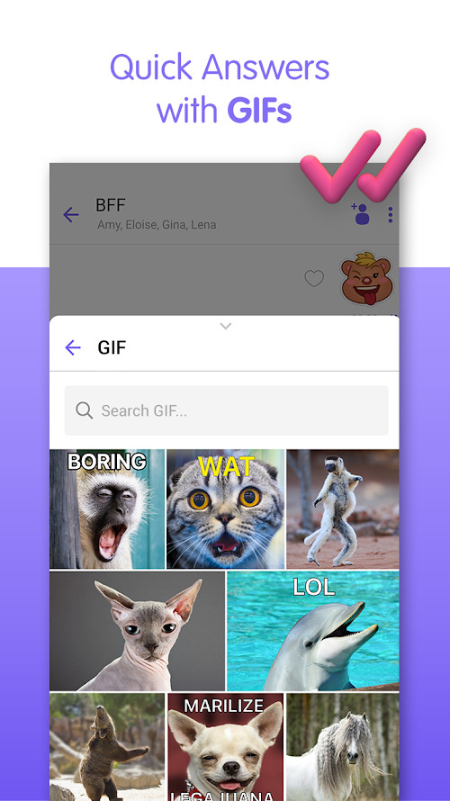 Viber Messenger(Unlocked Files Send) screenshot image 5_playmods.games