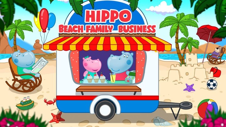 Сafe Hippo: لعبة طبخ للأطفال